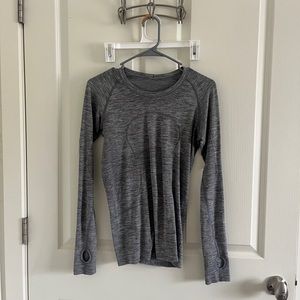 Lululemon grey swiftly tech long sleeve